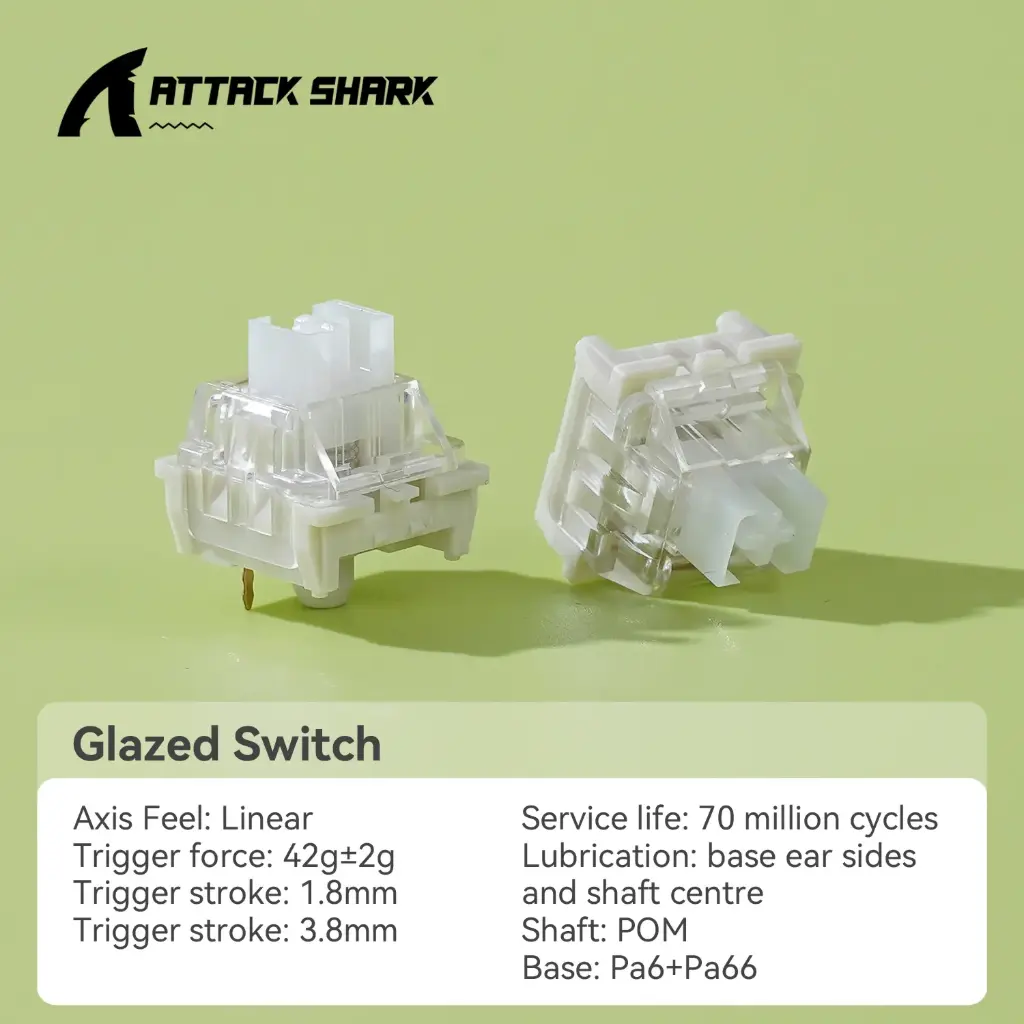 ATTACK SHARK Glazed SWITCHES