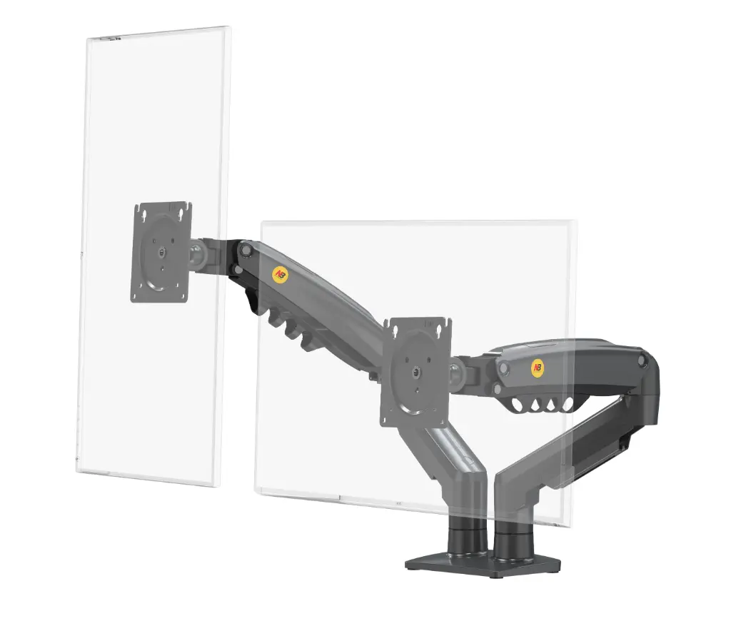 North Bayou NB F-160 dual Monitor Gas Desk Mount