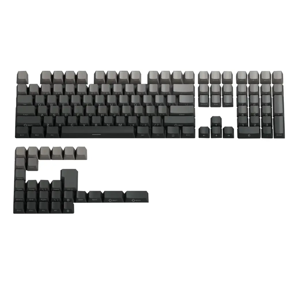 YUNZII Gradient Black Grey Keycap Set