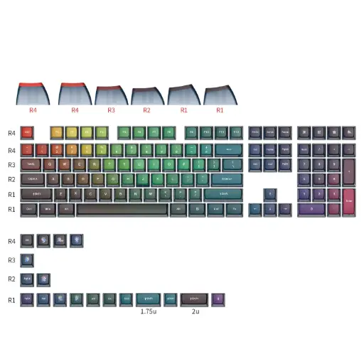 [YZ-N100] YUNZII Neon Keycap Set